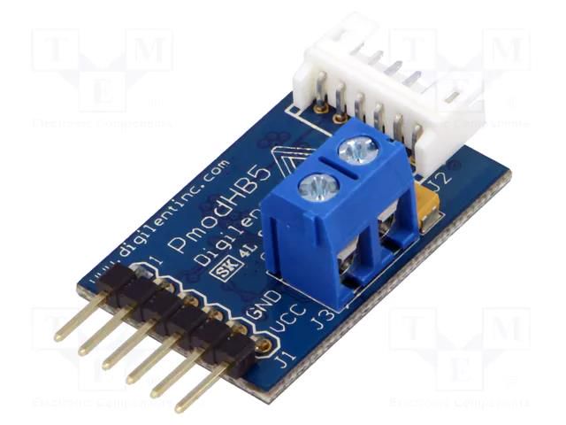 Pmod module; prototype board; Comp: H-bridge; motor driver; 2A DIGILENT 410-106P