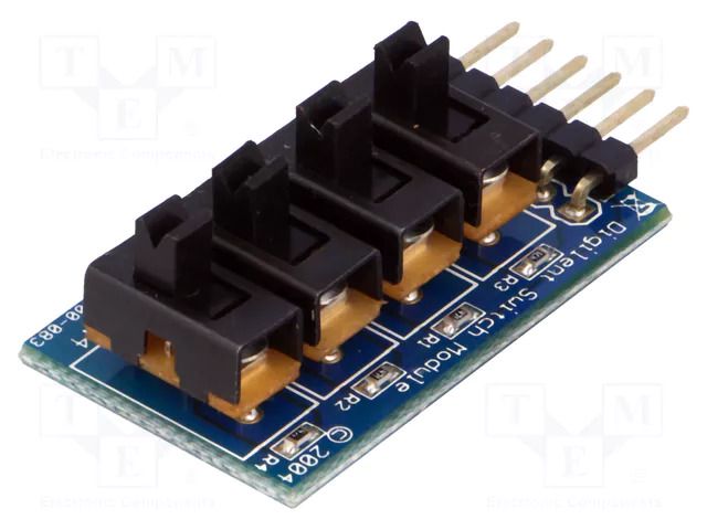 Pmod module; prototype board; switches; Add-on connectors: 1 DIGILENT 410-083P