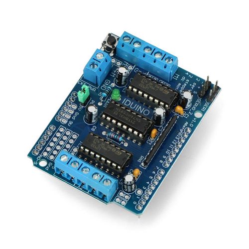 L293D Motor Driver Board - 2-channel motor driver 16V/0.6 A - Shield for Arduino - Iduino ST1138 MOD-08224 5903351241267