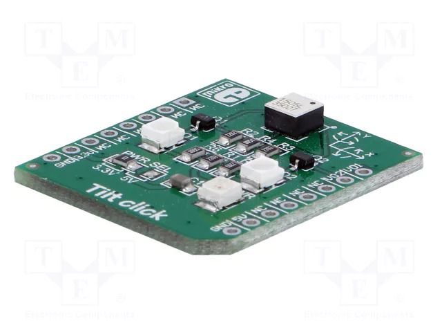 Click board; prototype board; Comp: RPI-1035; tilt sensor MIKROE MIKROE-1834