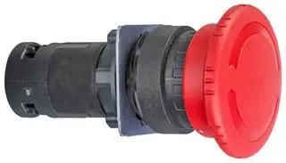 E-STOP SWITCH, SPST-NC, 0.6A, SCREW XB7ES542P