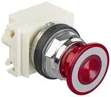 PB SWITCH, 10A, 600VAC, PANEL 9001KR9P35LRR