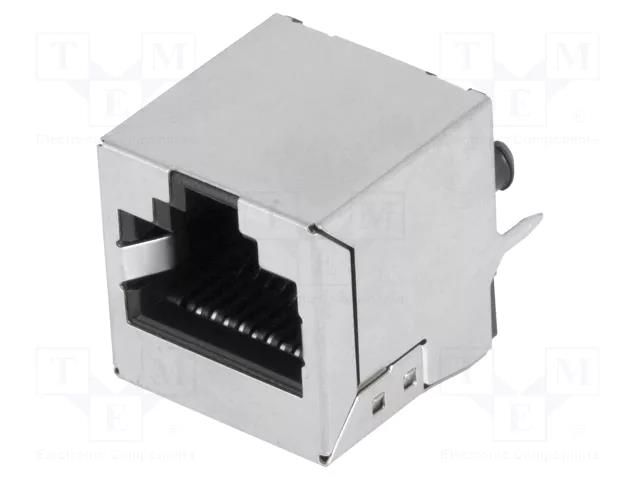 Connector: RJ45; socket; PIN: 8; shielded; 8p8c; THT; straight MH CONNECTORS MHRJJ88NFVS