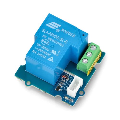 Grove - relay 1 channel - 30A-250VAC / 30VDC contacts - 5V coil SEE-11351
