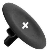 SWITCH CAP, BLACK, PUSH BUTTON ZBA2934