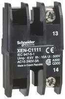 CONTACT BLOCK, 3A, 240VAC, SCREW CLAMP XENC1111