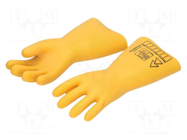 Electrically insulated gloves; Size: 10; 30kV SECURA ELSEC30/10