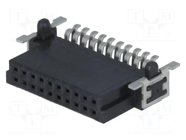 Connector: PCB to PCB; socket; female; PIN: 20; har-flex®; 150VAC HARTING 15250202601333