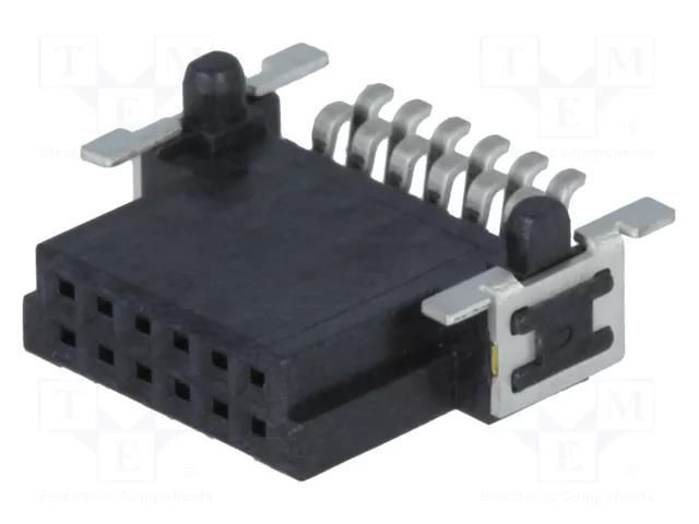 Connector: PCB to PCB; socket; female; PIN: 12; har-flex®; 150VAC HARTING 15250122601333