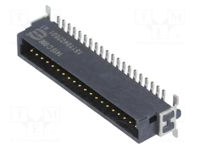 Connector: PCB-cable/PCB; socket; male; PIN: 40; har-flex®; 150VAC HARTING 15110402601333
