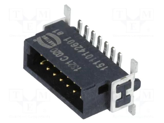 Connector: PCB-cable/PCB; socket; male; PIN: 14; har-flex®; 150VAC HARTING 15110142601333