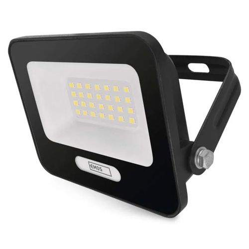 LED floodlight GLARO 20W, black, IP65, 2000 lm, neutral white, EMOS ZS2224B 8592920142158