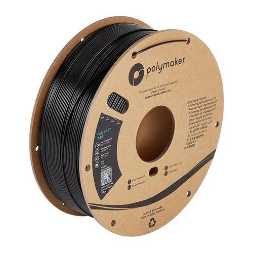 Filament Polymaker PolyLite ABS 1,75mm 1kg - Black PLM-22718 6938936710158
