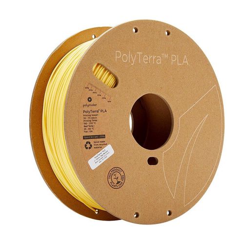 Filament Polymaker PolyTerra PLA 1,75mm, 1kg - Banana PLM-22651 6938936708650