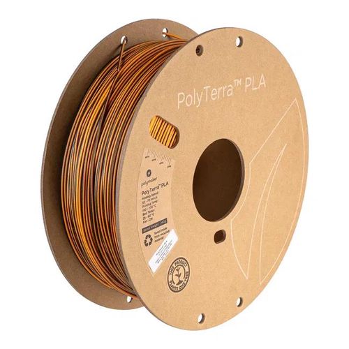 Filament Polymaker PolyTerra PLA Dual Shadow Orange 1,75mm 1kg - Orange-Black PLM-23941 6938936713340