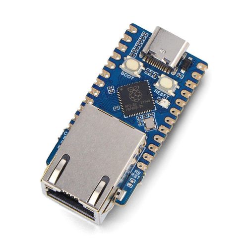 RP2040-ETH Mini - RP2040 microcontroller board with Ethernet network module - CH9120 - Waveshare 24082 WSR-23573