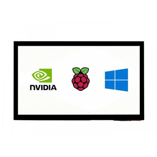 Touchscreen - capacitive LCD IPS 10,1'' 1024x600px HDMI - for Raspberry Pi and Jetson Nano - Waveshare 18096 WSR-23784 5904422384562