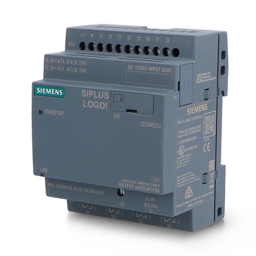 SIPLUS LOGO! 12/24RCEO - digital input/output module - Siemens  6AG1052-2MD08-7BA1 SIE-25354 4047618119331