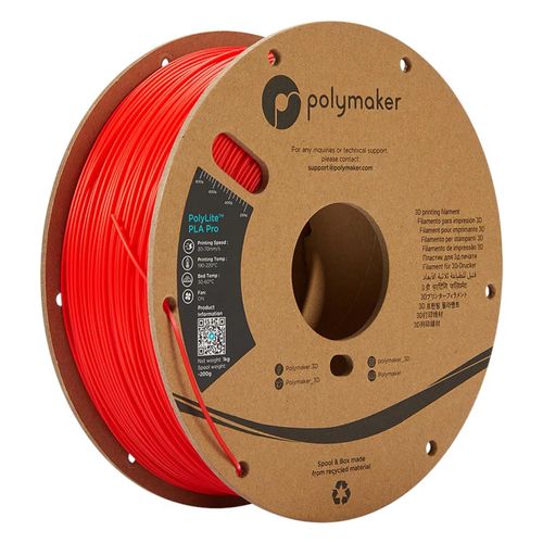 Filament Polymaker PolyLite PLA Pro 1,75mm 1kg - Red PLM-25209 6938936709640