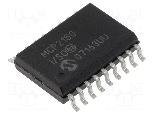 IC: line transmitter-receiver; UART / IrDA; 3÷5.5VDC; SO18; 2.2mA MICROCHIP TECHNOLOGY MCP2150-I/SO