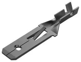MALE DISCONNECT, 6.35MM, 20-17AWG 160859-4