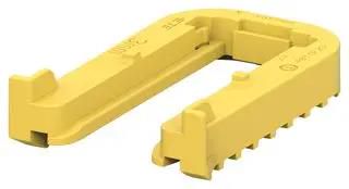 MOUNTING CLIP, PBT GF, YELLOW 1564411-1