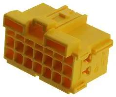 AUTOMOTIVE CONN HOUSING, RCPT, 21POS 1-967625-5