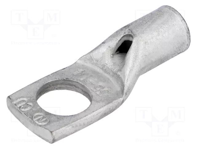 Tip: ring tube; M14; 35mm2; crimped; for cable; tinned; L: 48.5mm OUNEVA VA01-0121