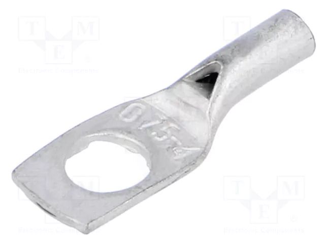 Tip: ring tube; M4; 0.75mm2; crimped; for cable; tinned; L: 17mm OUNEVA VA01-0095