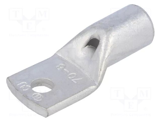 Tip: ring tube; M8; 70mm2; crimped; for cable; tinned; L: 58mm OUNEVA VA01-0056
