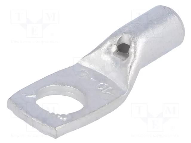 Tip: ring tube; M8; 10mm2; crimped; for cable; tinned; L: 34mm OUNEVA VA01-0047