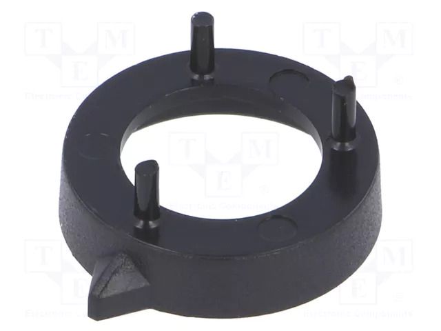 Nut cover with pointer; ABS; black; push-in; Ø: 16.4mm OKW A7616000