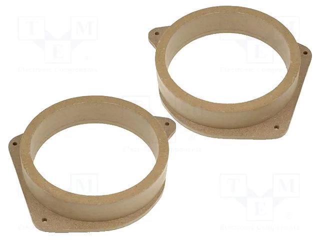 Spacer ring; MDF; 165mm; Seat; impregnated,varnished; 2pcs. 4CARMEDIA MDF-D.34
