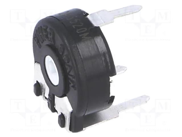 Potentiometer: mounting; 2.5kΩ; 150mW; ±10%; linear; -25÷70°C PIHER PT10MV-2K5