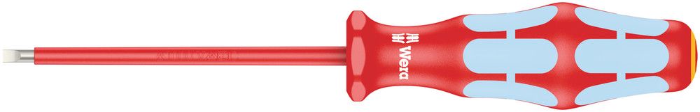 3160 i VDE Insulated screwdriver for slotted screws, stainless, 0.5x3.0x80, Wera 05022729001