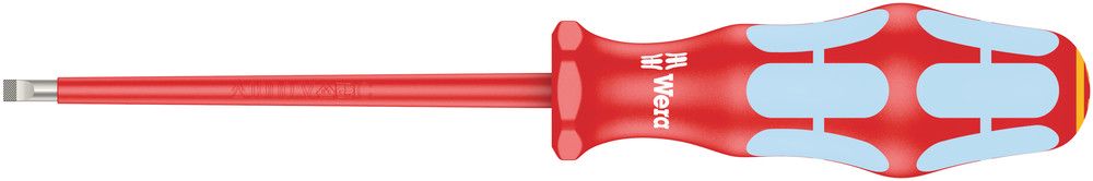 3160 i VDE Insulated screwdriver for slotted screws, stainless, 0.8x4.0x100, Wera 05022731001