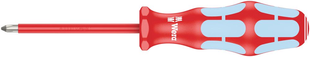 3162 i PH VDE Insulated screwdriver for Phillips screws, stainless, PH 1x80, Wera 05022733001