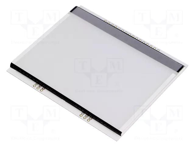 Backlight; LED; 78x64x3.8mm; amber DISPLAY VISIONS EALED78X64-A