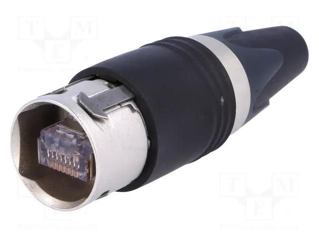 Connector: RJ45; plug; PIN: 8; Cat: 6; shielded; gold-plated NEUTRIK NTR-NE8MC6MO