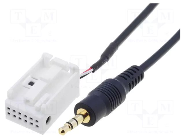 Aux adapter; Jack 3,5mm; VW; Navigation: RNS-310,RNS-510; 800mm 4CARMEDIA MFD3-JACK