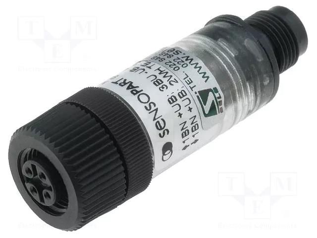 Accessories: smart plug; contact; 400mA; IP67; 10÷30VDC; PIN: 4 Sensopart MFF12PP4