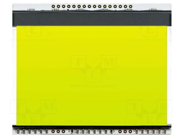 Backlight; LED; 78x64x3.8mm; yellow-green DISPLAY VISIONS EALED78X64-G