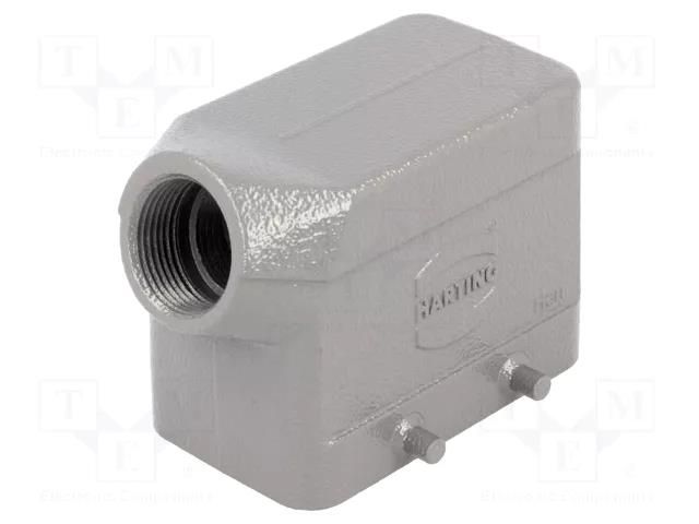 Enclosure for connectors: HDC; size 10B; for cable; Han; IP65 HARTING 09300101521