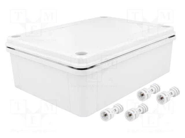 Enclosure: multipurpose; X: 130mm; Y: 180mm; Z: 60mm; ABS; grey; IP65 COMBIPLAST CP-11-98