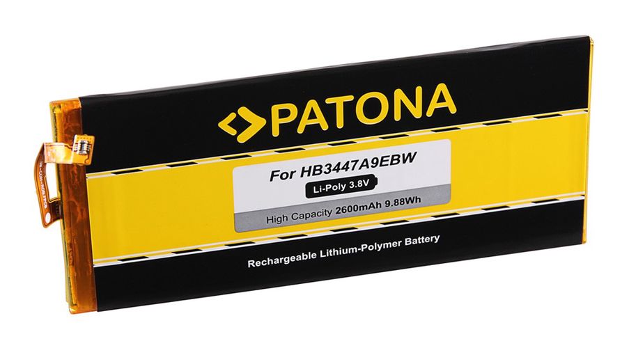 PATONA Battery f. Huawei P8, GRA-L09, GRA-UL00, GRA-UL10 Dual Sim, HB3447A9EBW, PATONA 3197 4055655191227