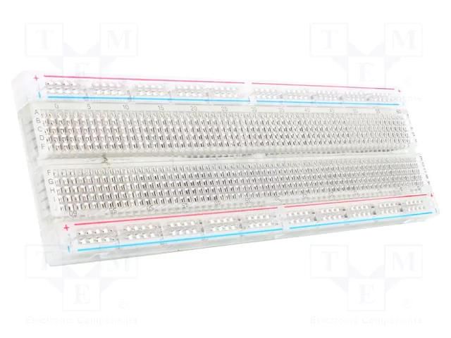 Expansion board; 165x54x8.3mm; Board: prototyping,solderless MIKROE MIKROE-1097