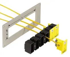 SNAP STRIP, PANEL JACK THERMOCOUPLE CONN MSS-10.