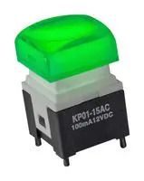 PB SW, SPST, 0.1A/12VDC/THT, RED/GRN/BLU KP0115ANAKG03RGBP-1SJB