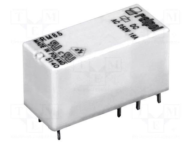 Relay: electromagnetic; SPDT; Ucoil: 24VDC; Icontacts max: 16A RELPOL RM85-3011-35-1024