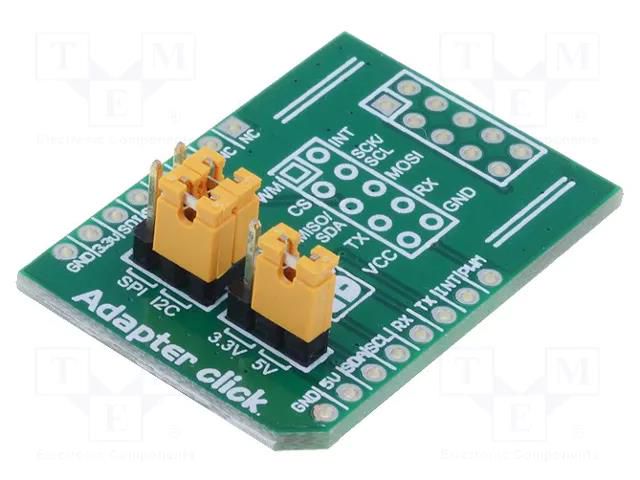 Click board; prototype board; adapter; 3.3VDC,5VDC MIKROE MIKROE-1432